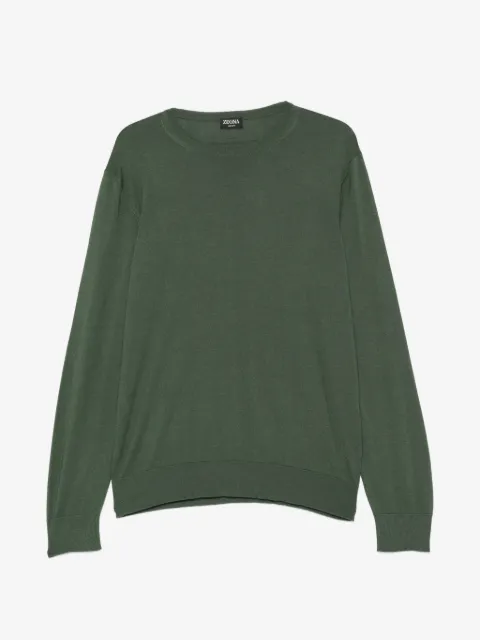 Zegna crewneck long-sleeved sweater