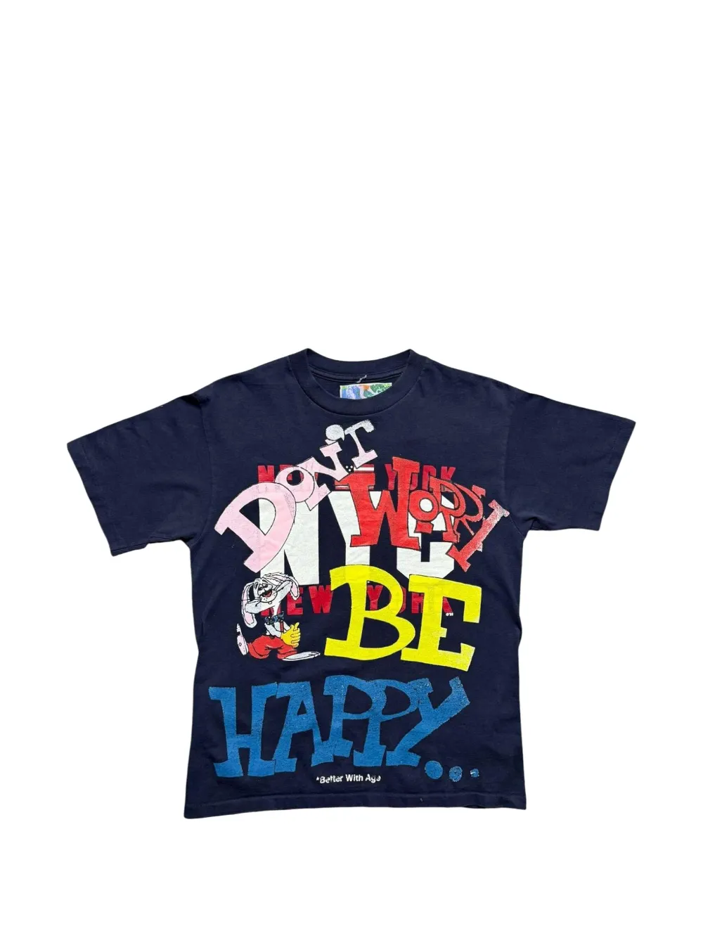 Better With Age Graphic-print T-shirt In Blue
