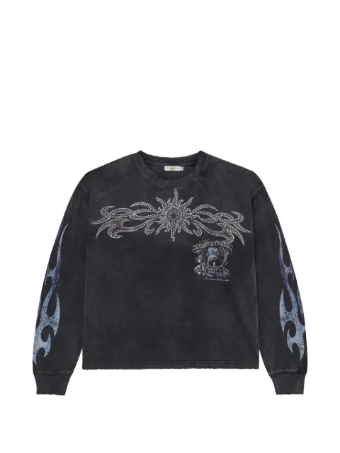 Vale rhinestone-embellished graphic-print T-shirt