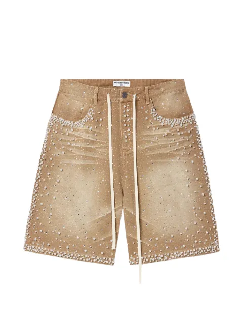 Vale Rainstorm pearl-embellished shorts