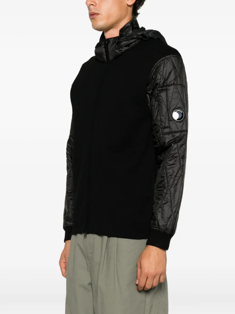 C.P. Company Jack met Lens-detail Zwart