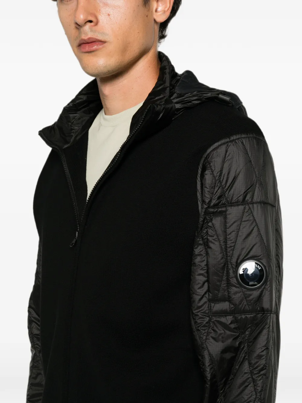C.P. Company Jack met Lens-detail Zwart