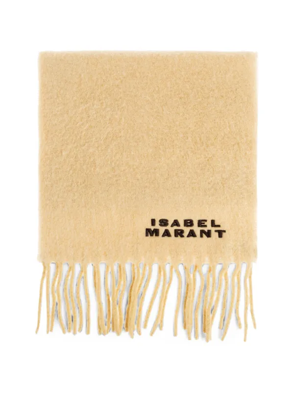 Isabel Marant Firny Scarf in Yellow