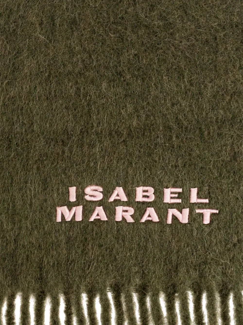 ISABEL MARANT Firny sjaal met franje Groen