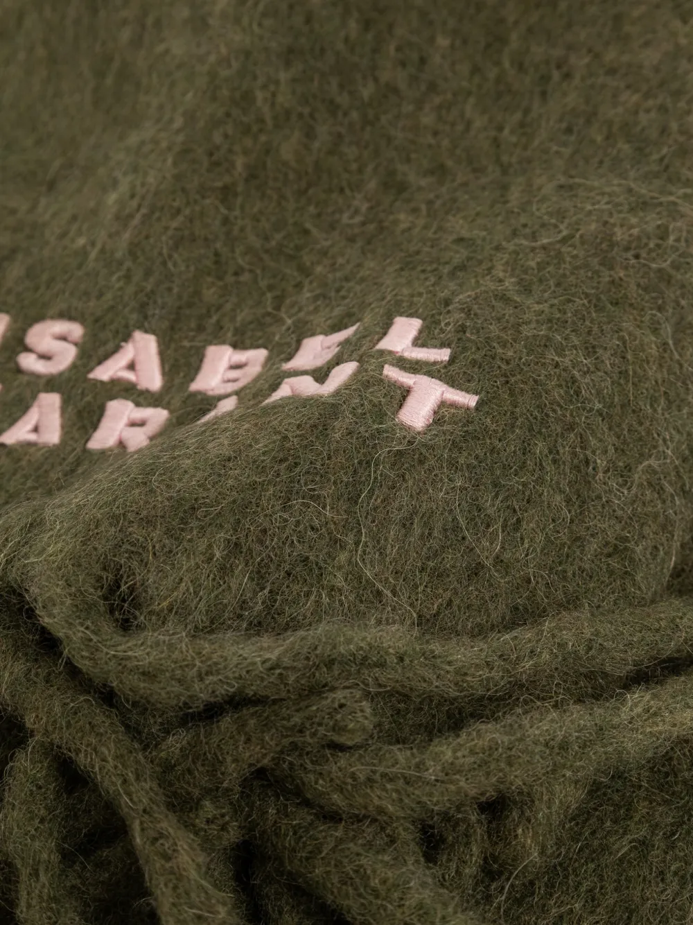 ISABEL MARANT Firny sjaal met franje Groen