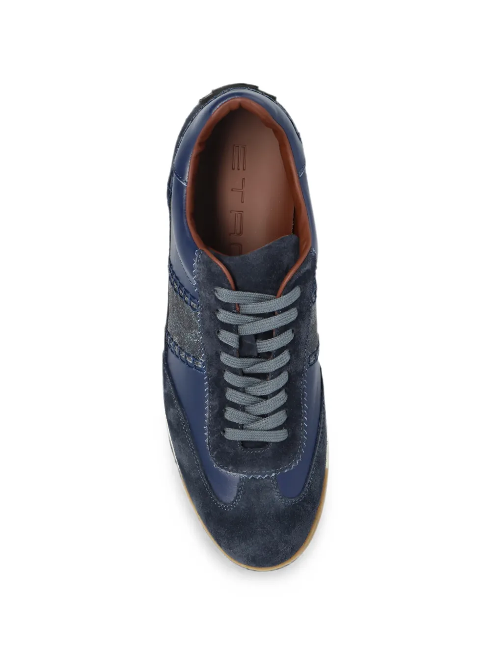 ETRO Sneakers met leren vlakken Blauw