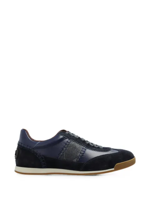 ETRO leather panelled sneakers
