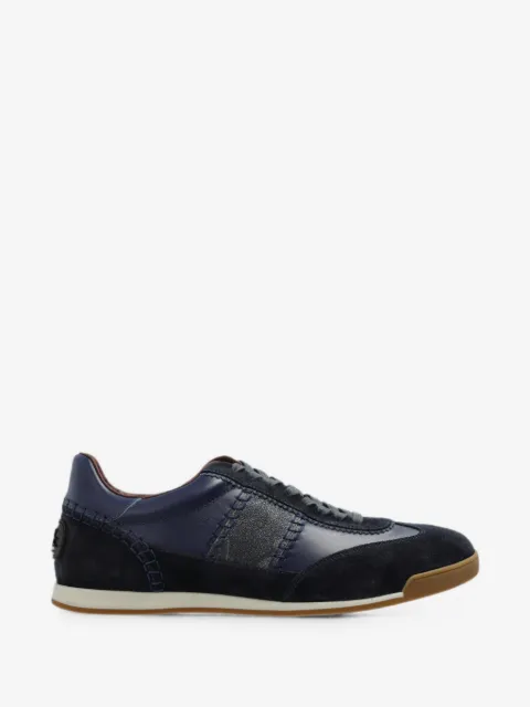 ETRO leather panelled sneakers