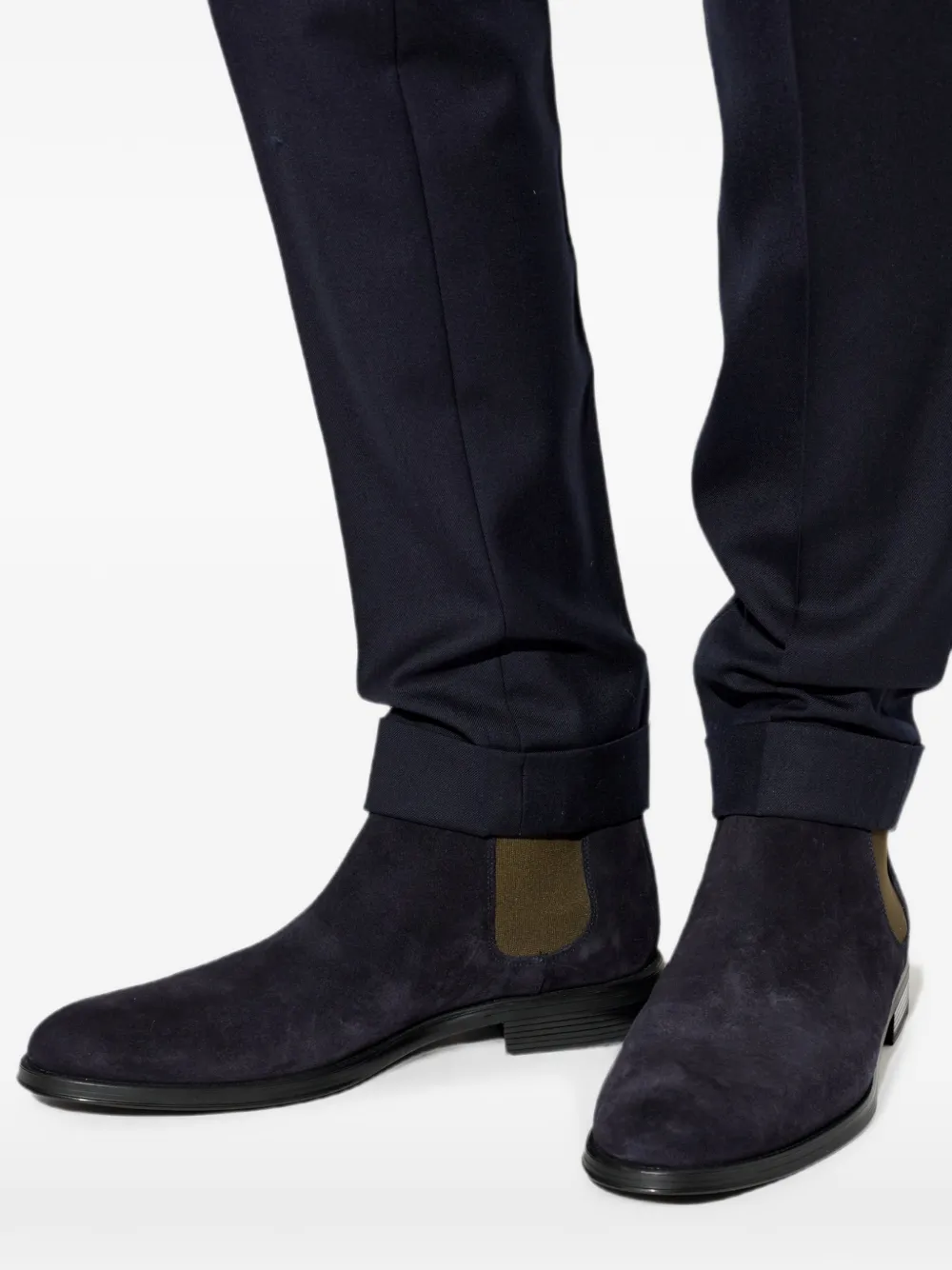 PS Paul Smith Augustus Chelsea laarzen met suède afwerking Blauw