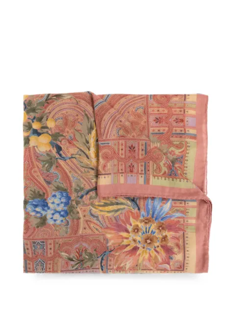 ETRO mascada con estampado floral