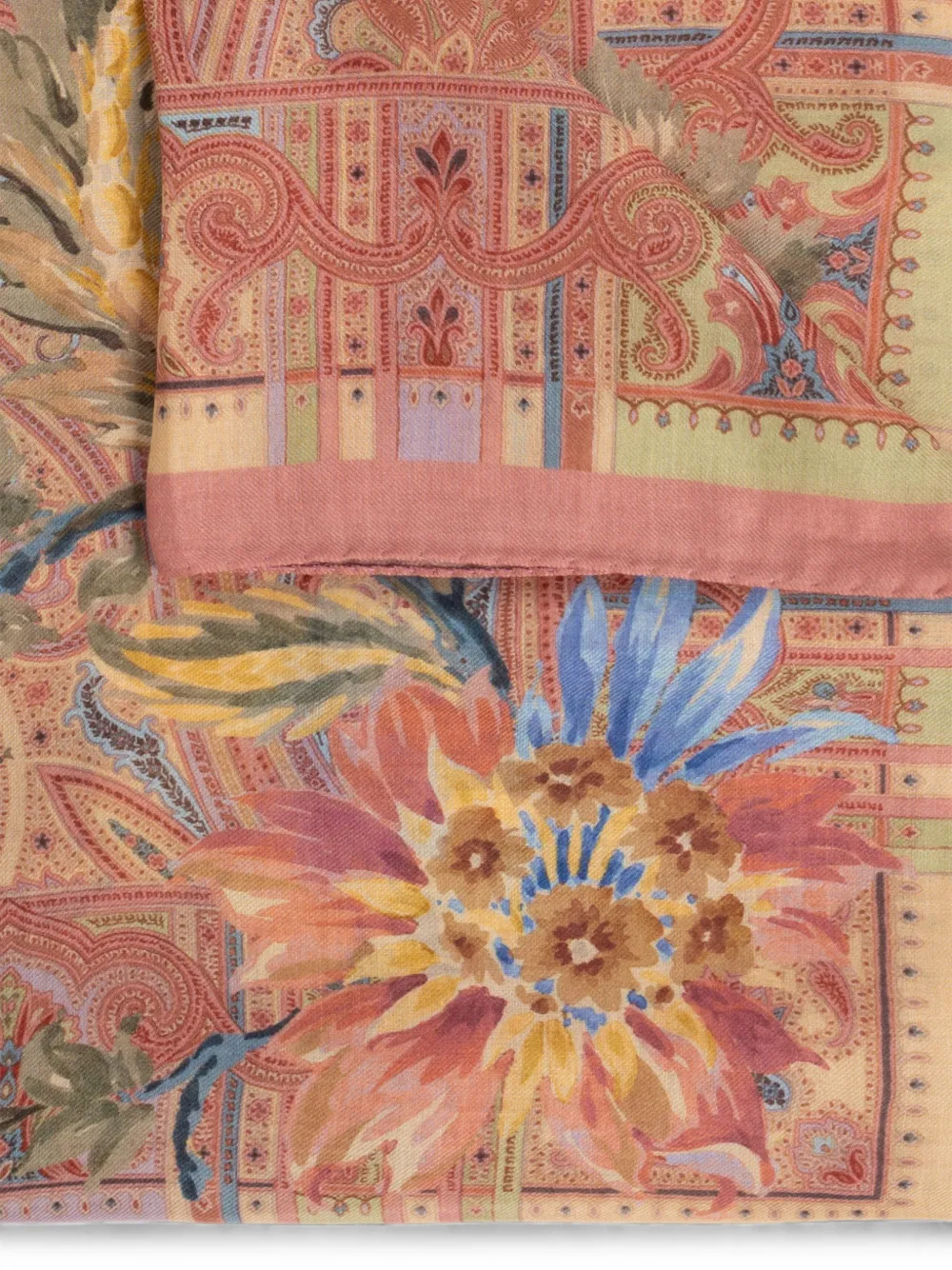 ETRO Sjaal met bloemenprint Roze