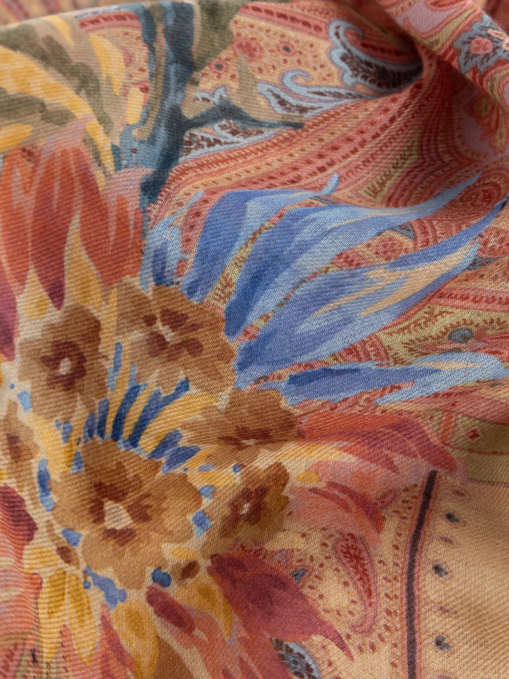ETRO Sjaal met bloemenprint Roze