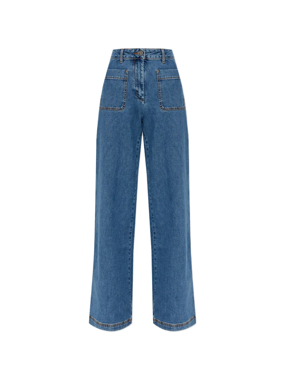 ETRO patch-pockets jeans - Blue