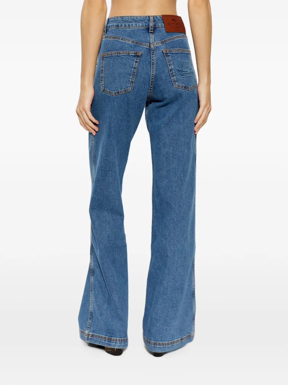 ETRO Jeans met opgestikte zakken Blauw