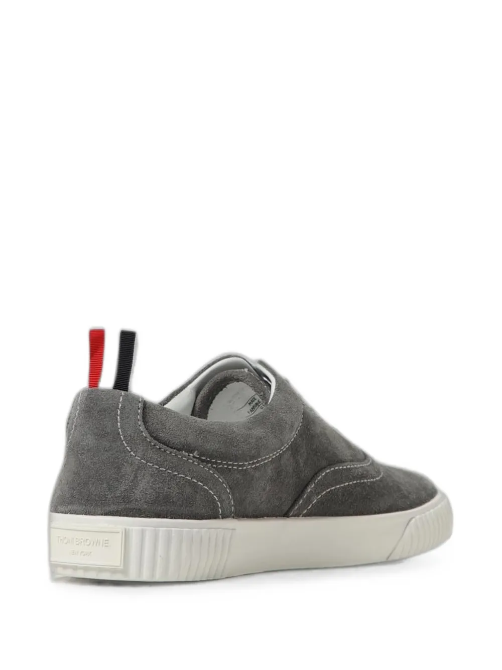Thom Browne Suède low-top sneakers Grijs