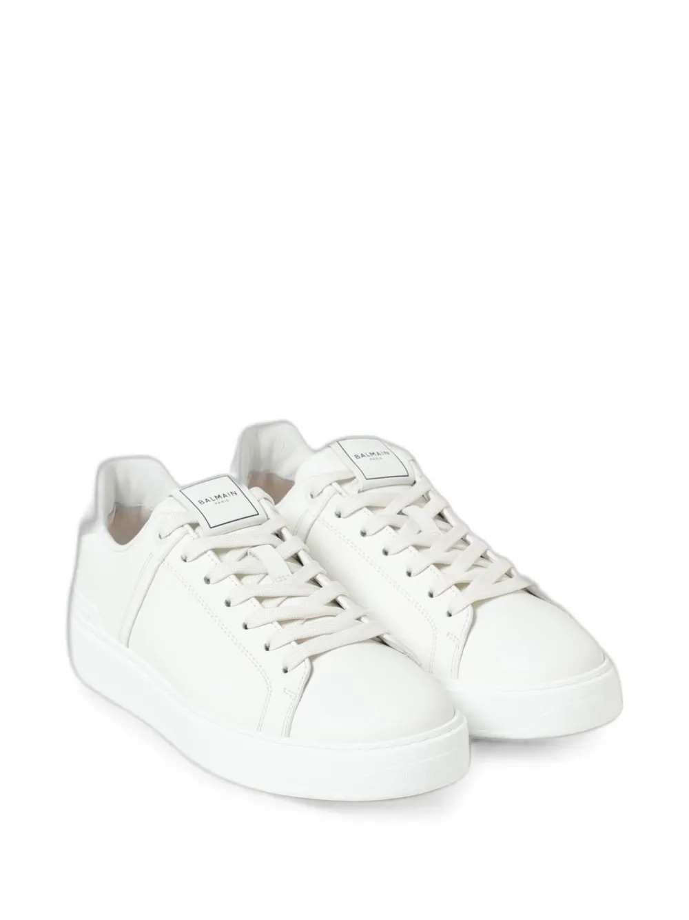 Balmain B-Court leather sneakers Wit
