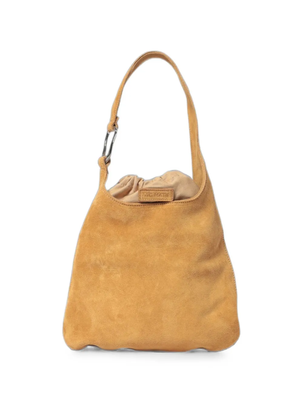 Vic Matie suede shoulder bag - Marrone