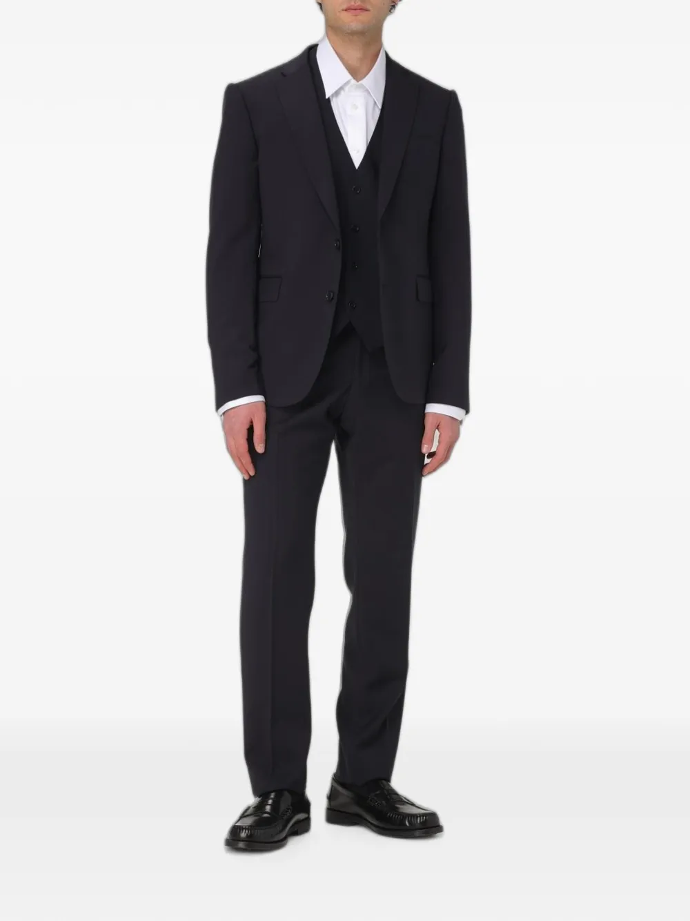 Emporio Armani wool waistcoat - Blue