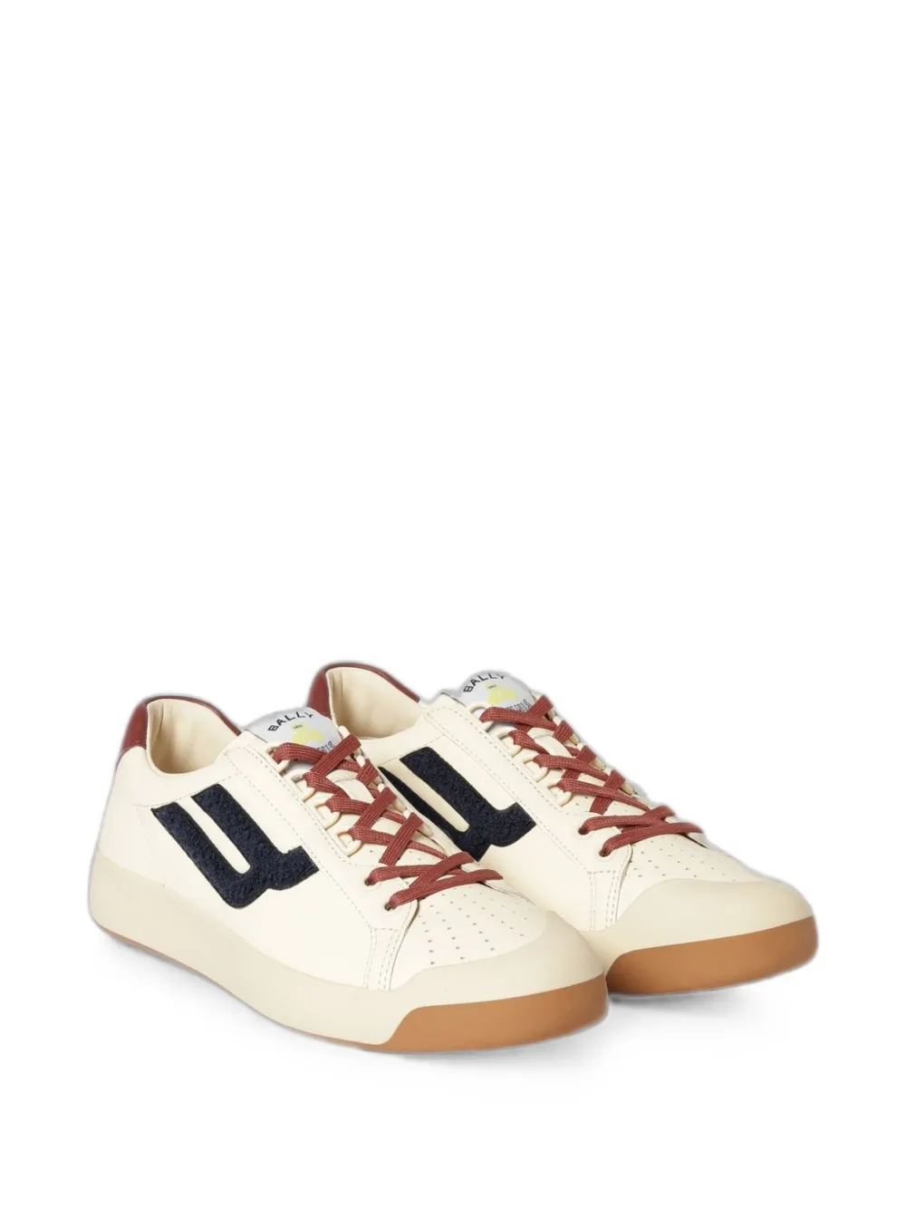 Bally Tennis Collection leather sneakers Beige
