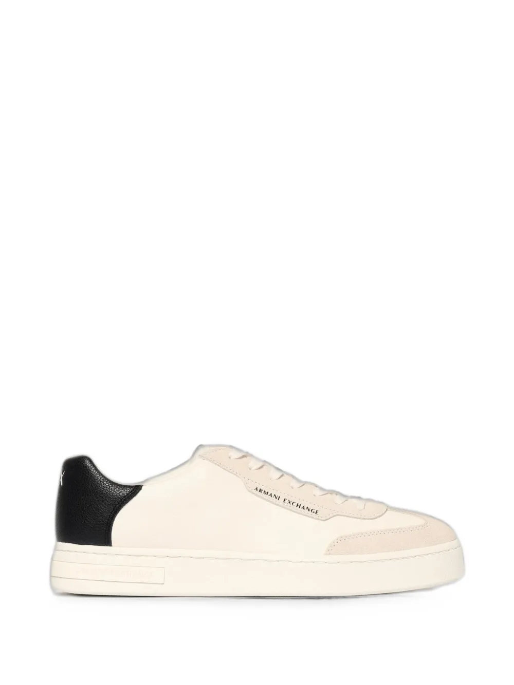 Emporio Armani logo-print panelled sneakers Wit