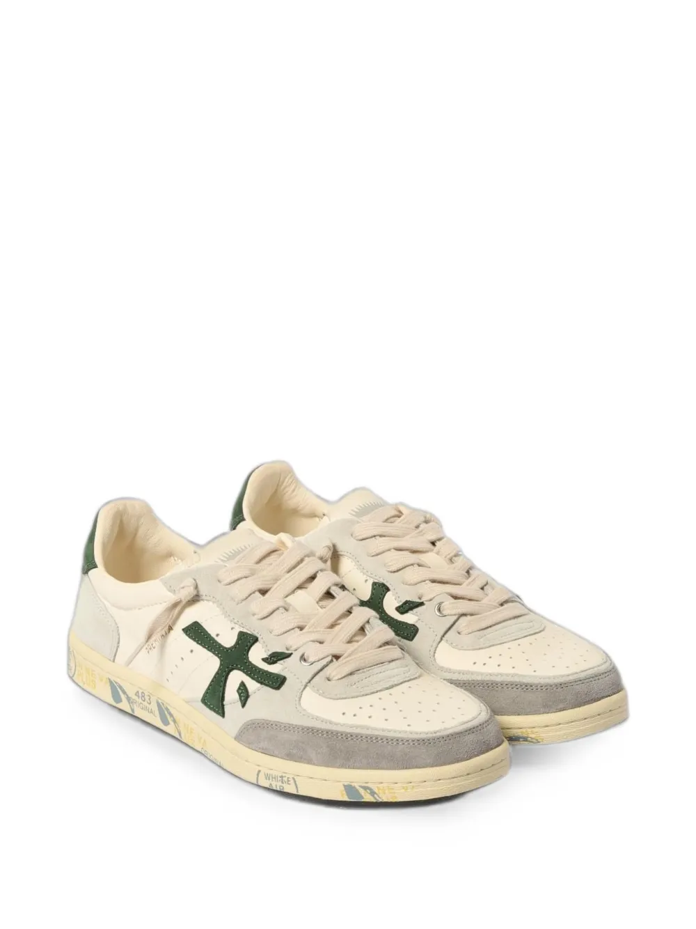 Premiata Basket Clay sneakers Beige