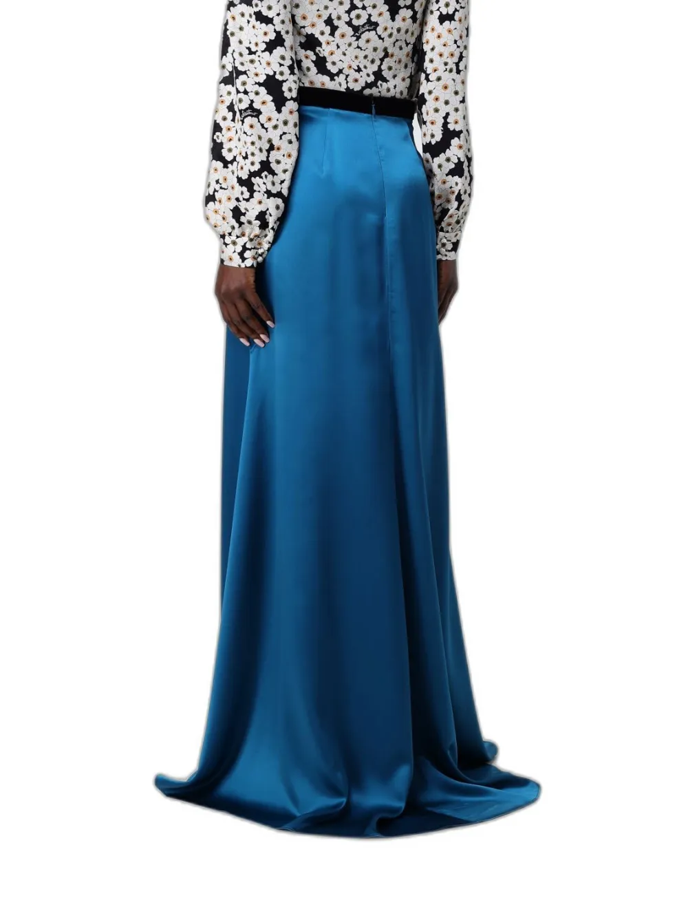 Valentino Garavani Valentina zijden maxi-rok Blauw