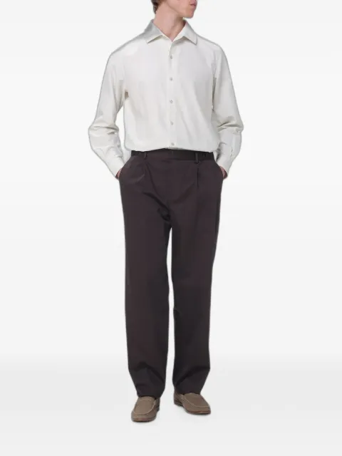 Agnona pleated wide-leg trousers