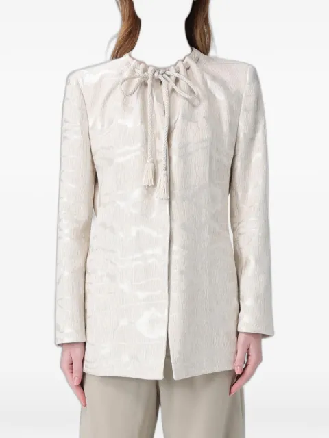 Giorgio Armani tassel-detail drawstring jacket