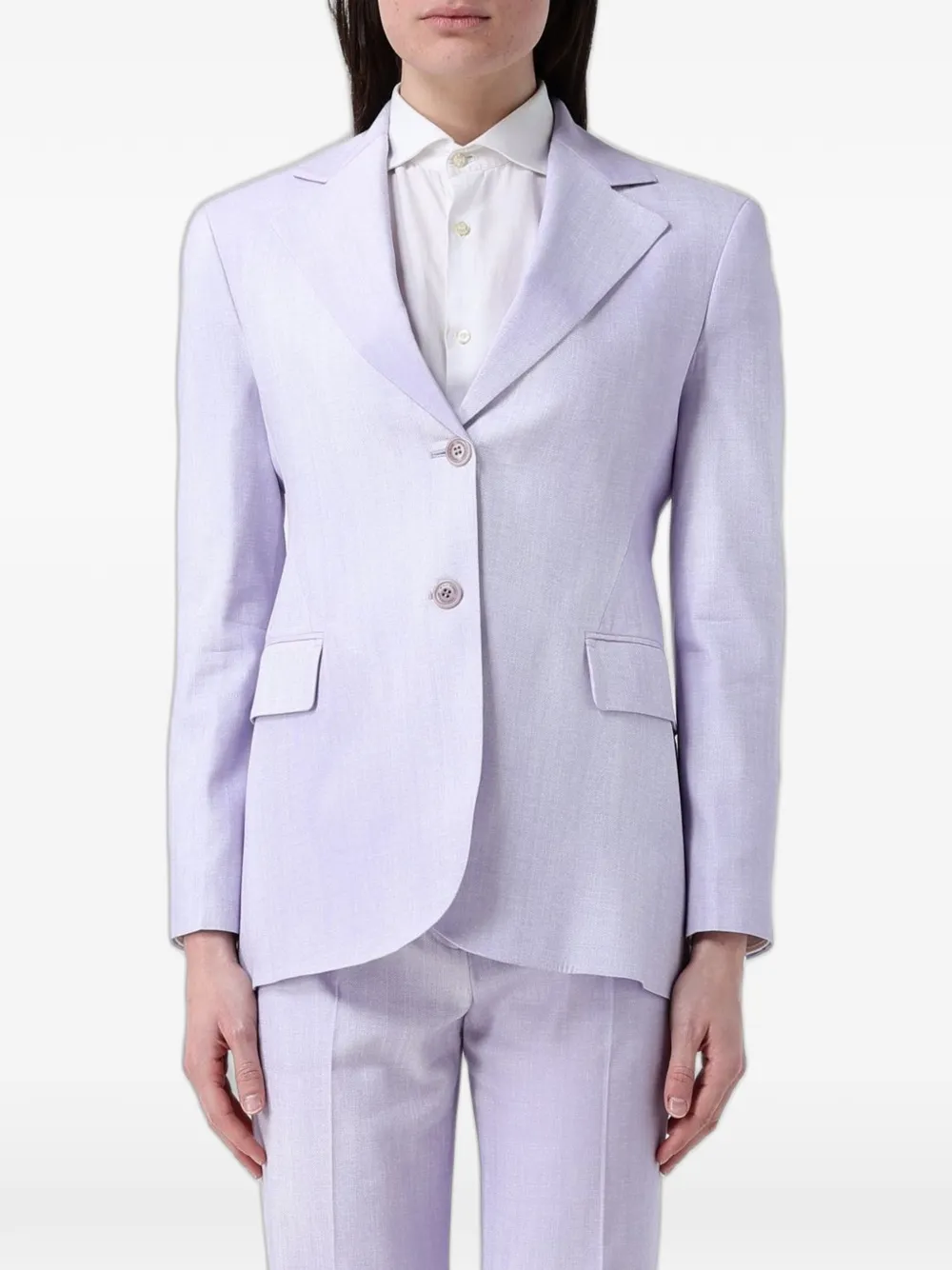Ermanno Scervino single-breasted blazer - Viola