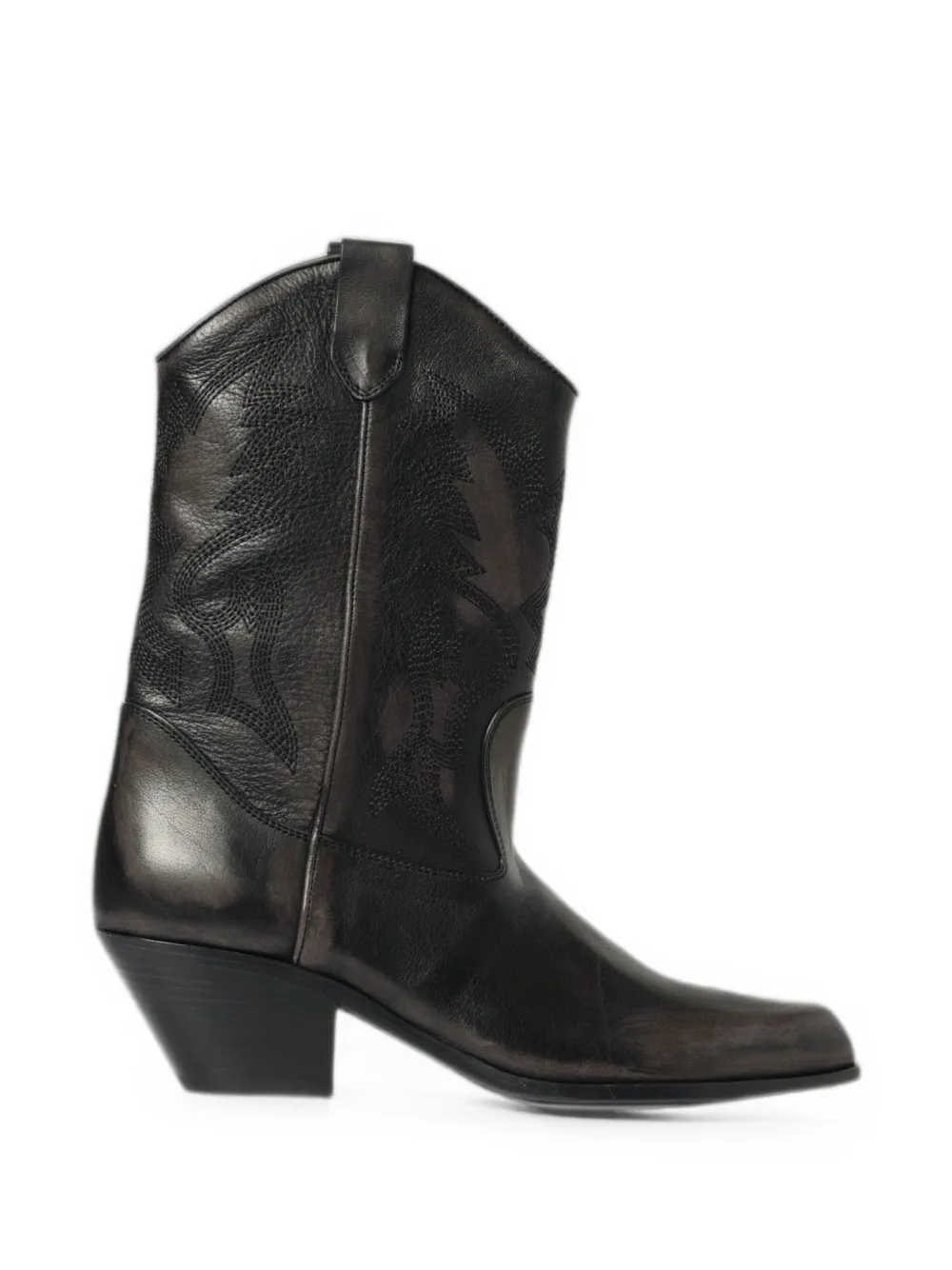 Vic Matie contrast-stitch cowboy boots - Nero