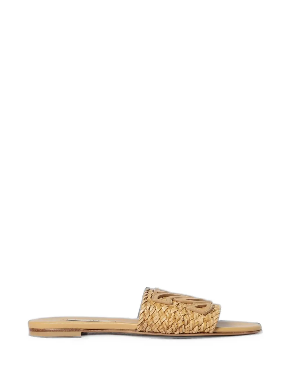 Casadei Ischia woven leather sandals Beige