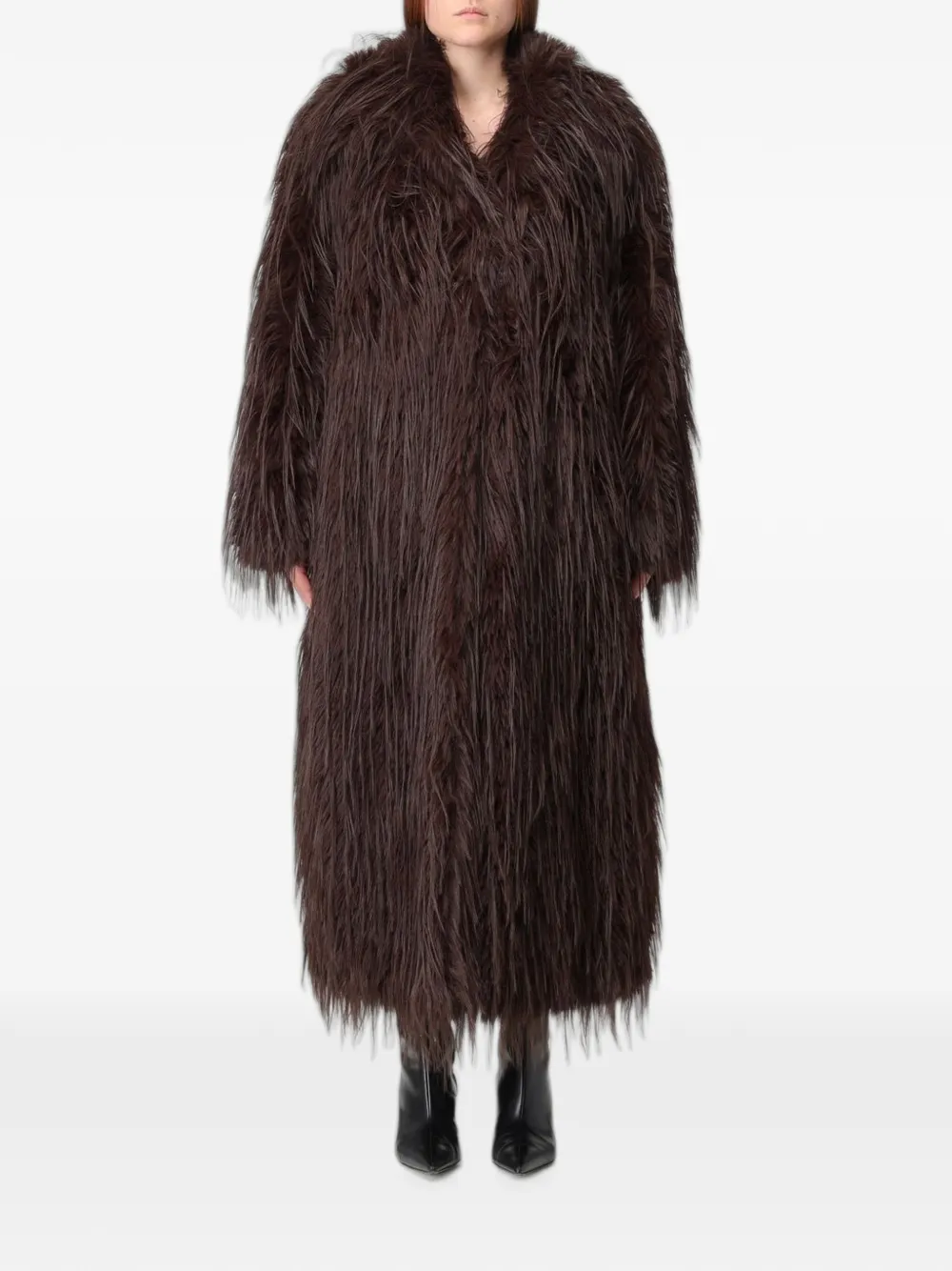 MeimeiJ faux-fur coat - Marrone