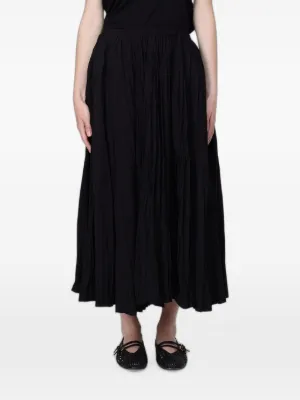 Junya Watanabe プリーツ スカート | ブラック | FARFETCH JP