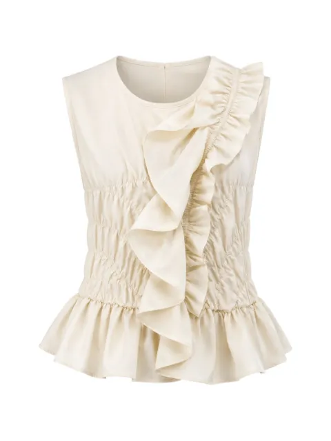 MeimeiJ ruffled-detail midi dress