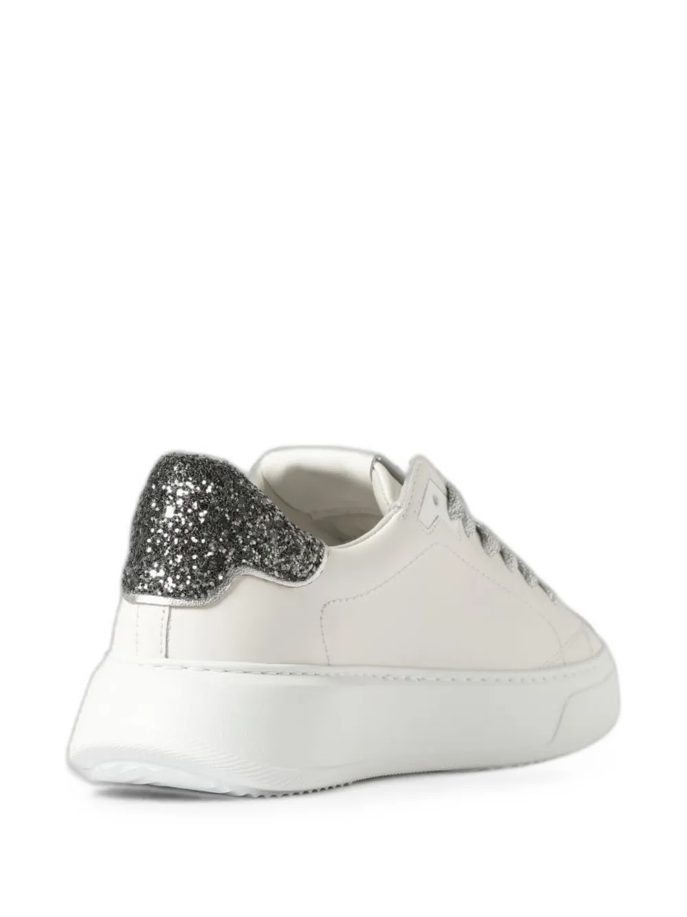Philippe Model Paris Temple glitter-detail sneakers Wit