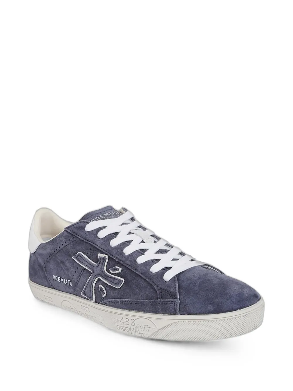 Premiata Sneakers met logopatch Blauw