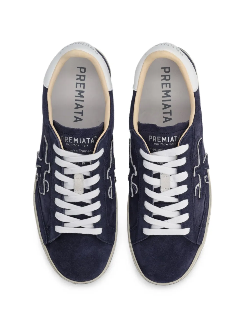 Premiata Sneakers met logopatch Blauw