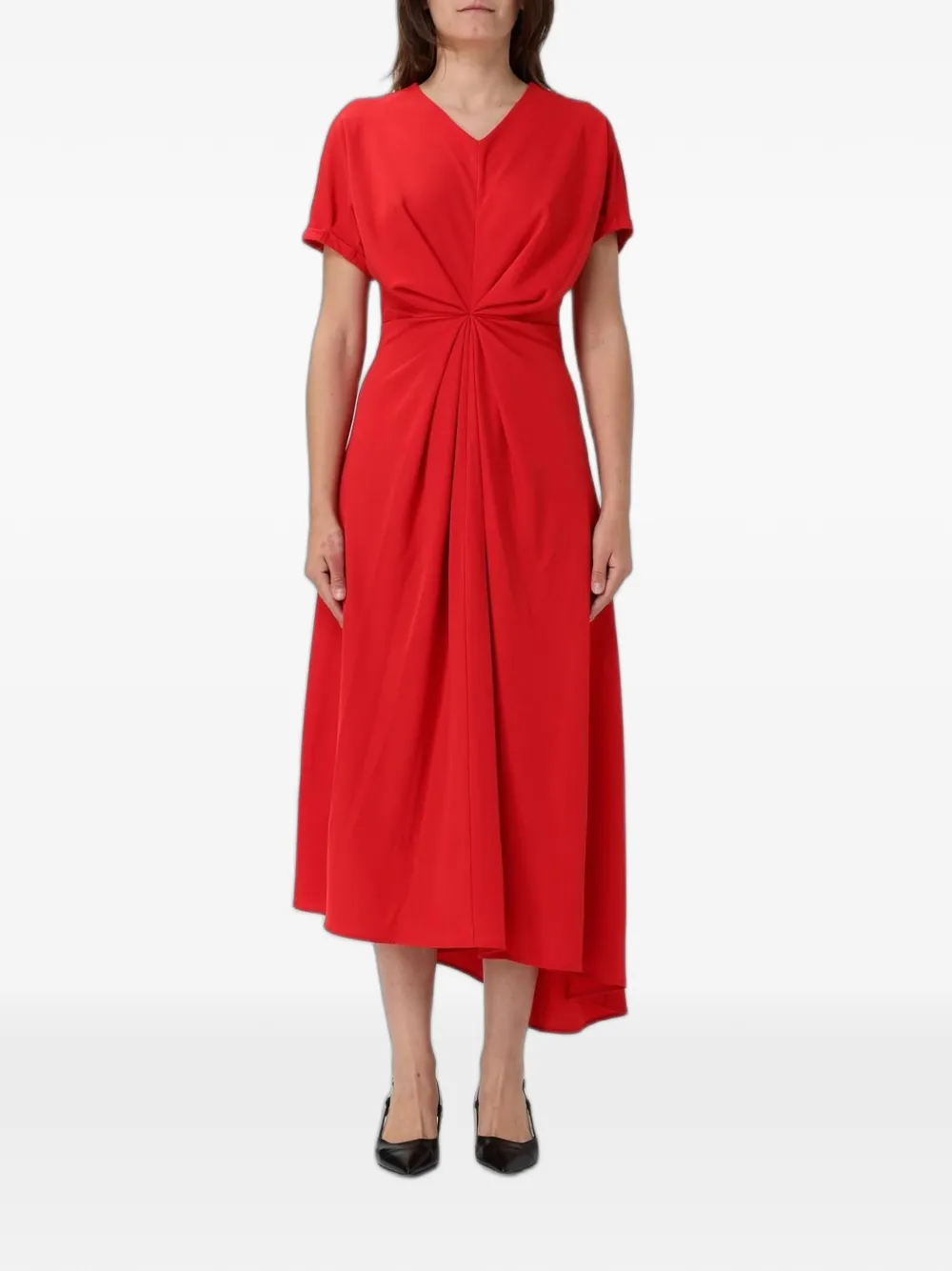 MeimeiJ twist-detail asymmetric dress