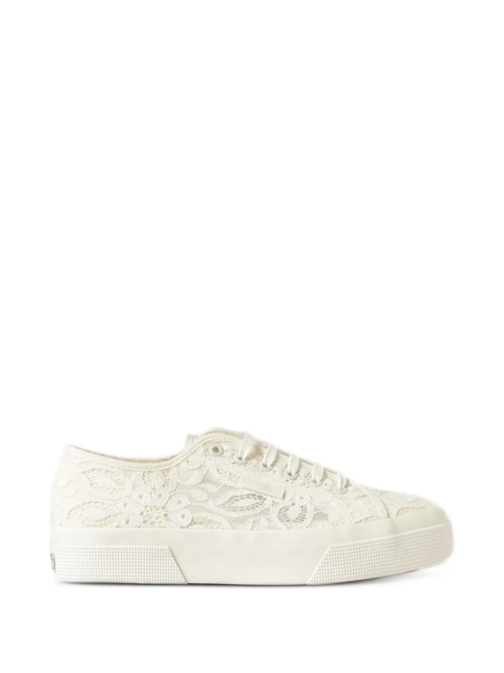 Superga 2725 lace platform sneakers Beige
