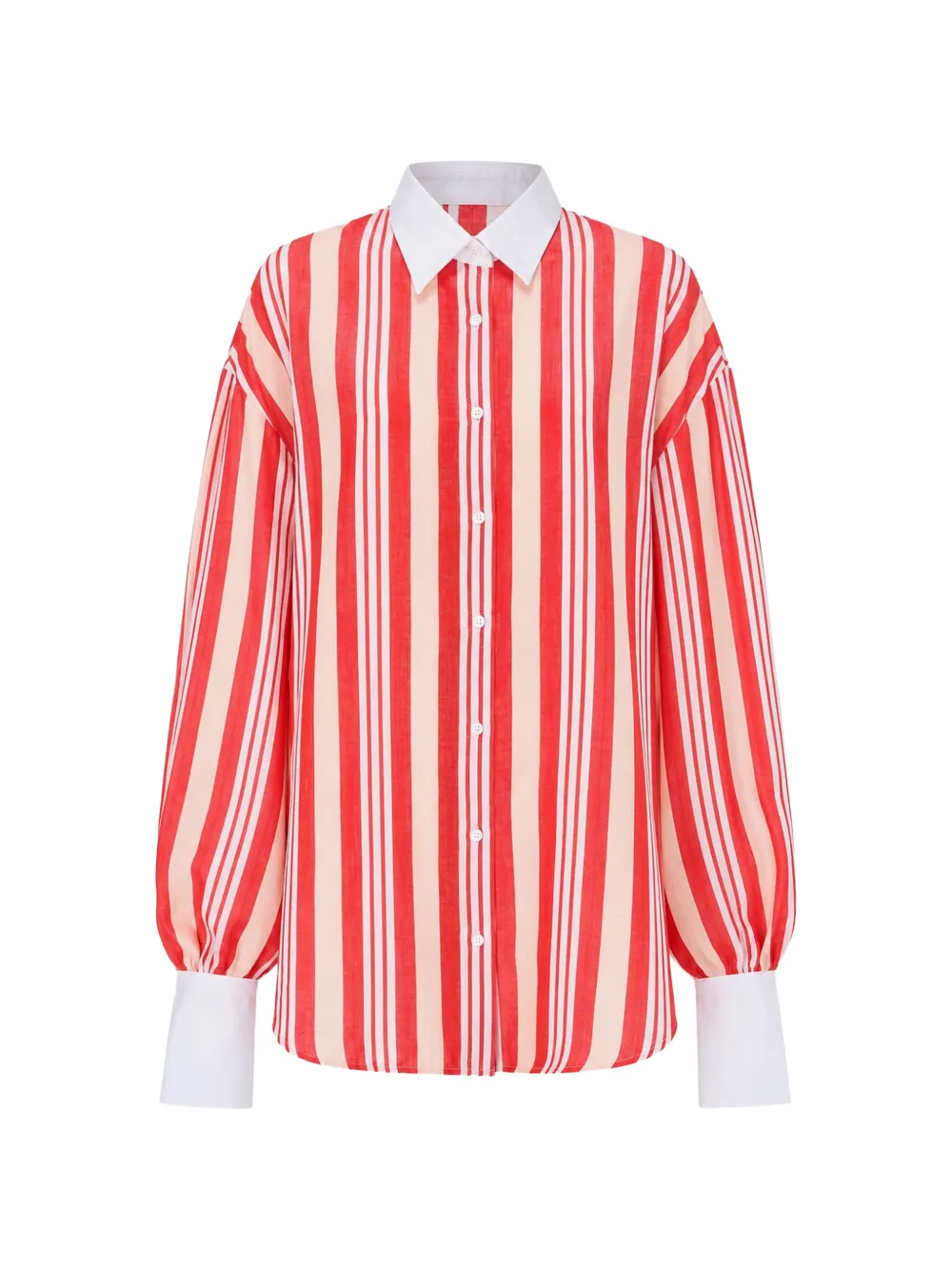 Ermanno Scervino striped relaxed-fit shirt - Red