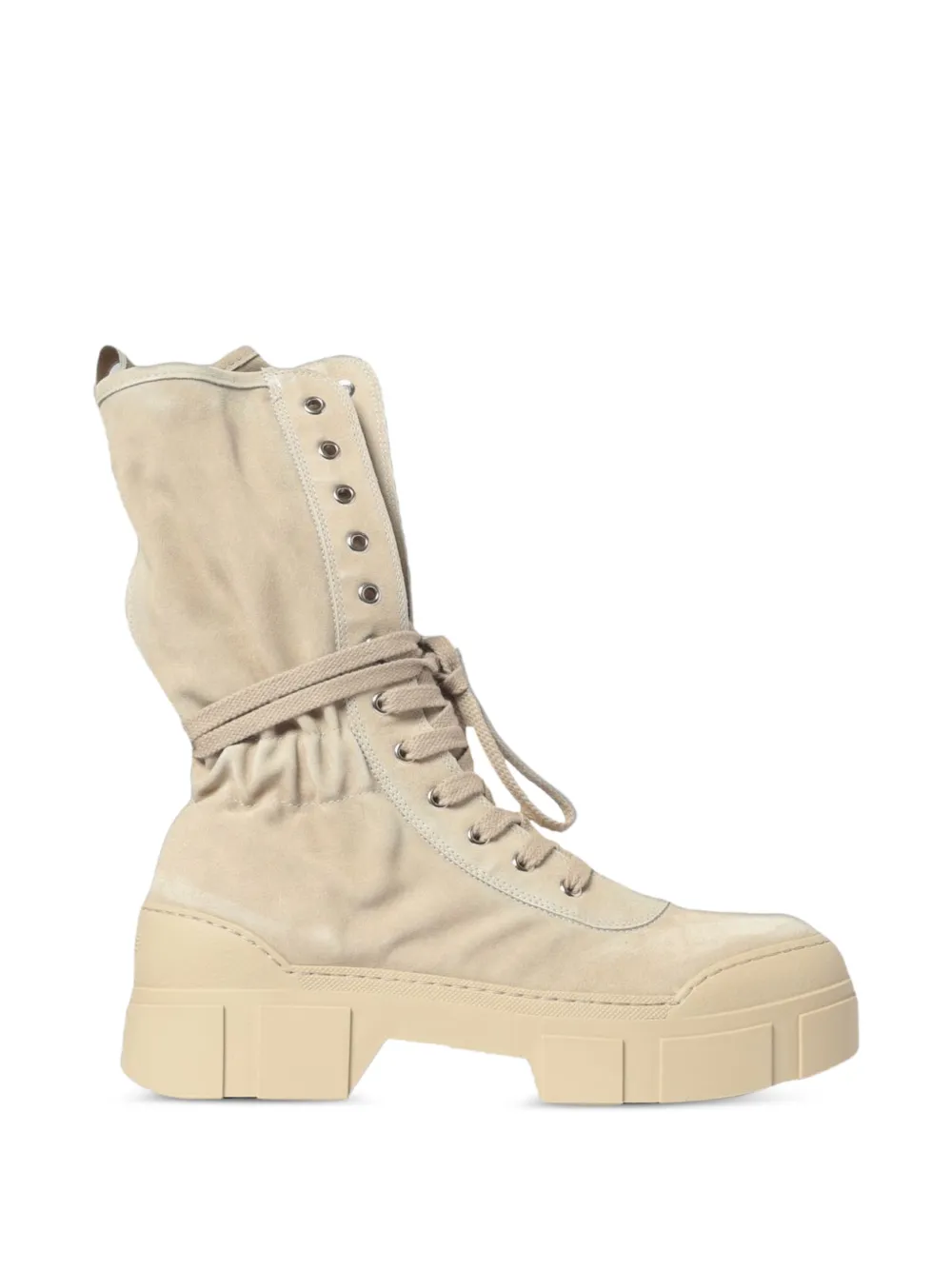 Vic Matie V14 Roccia lace-up suede boots - Toni neutri