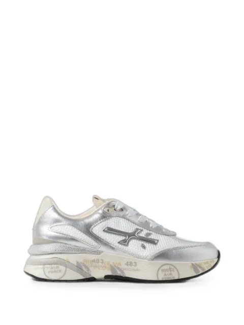 Premiata zapatillas Moerund con paneles metalizados