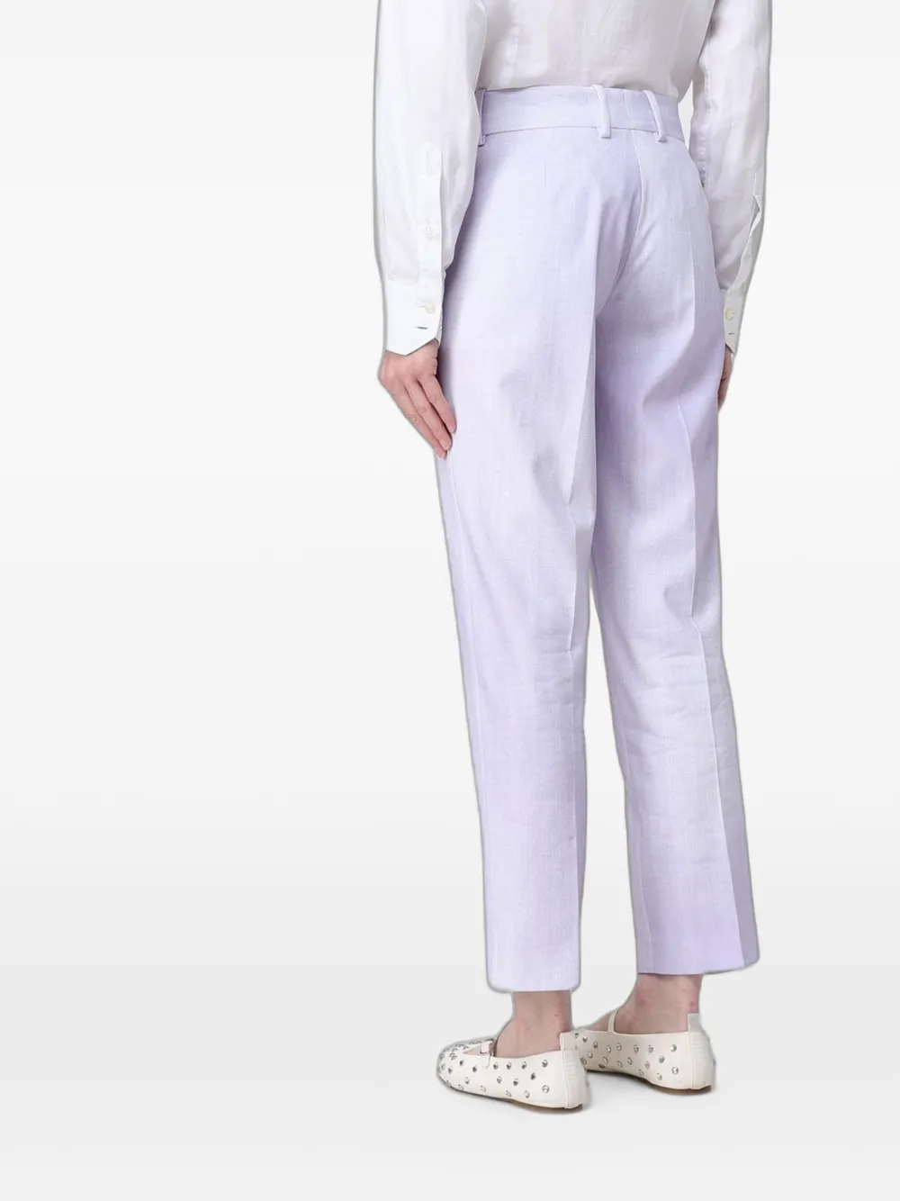 Ermanno Scervino Slim-fit broek Paars