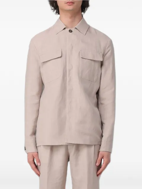Eleventy button-up chest-pocket suit