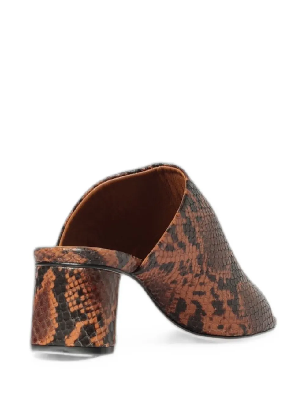 Vic Matie python-print leather sandals Bruin