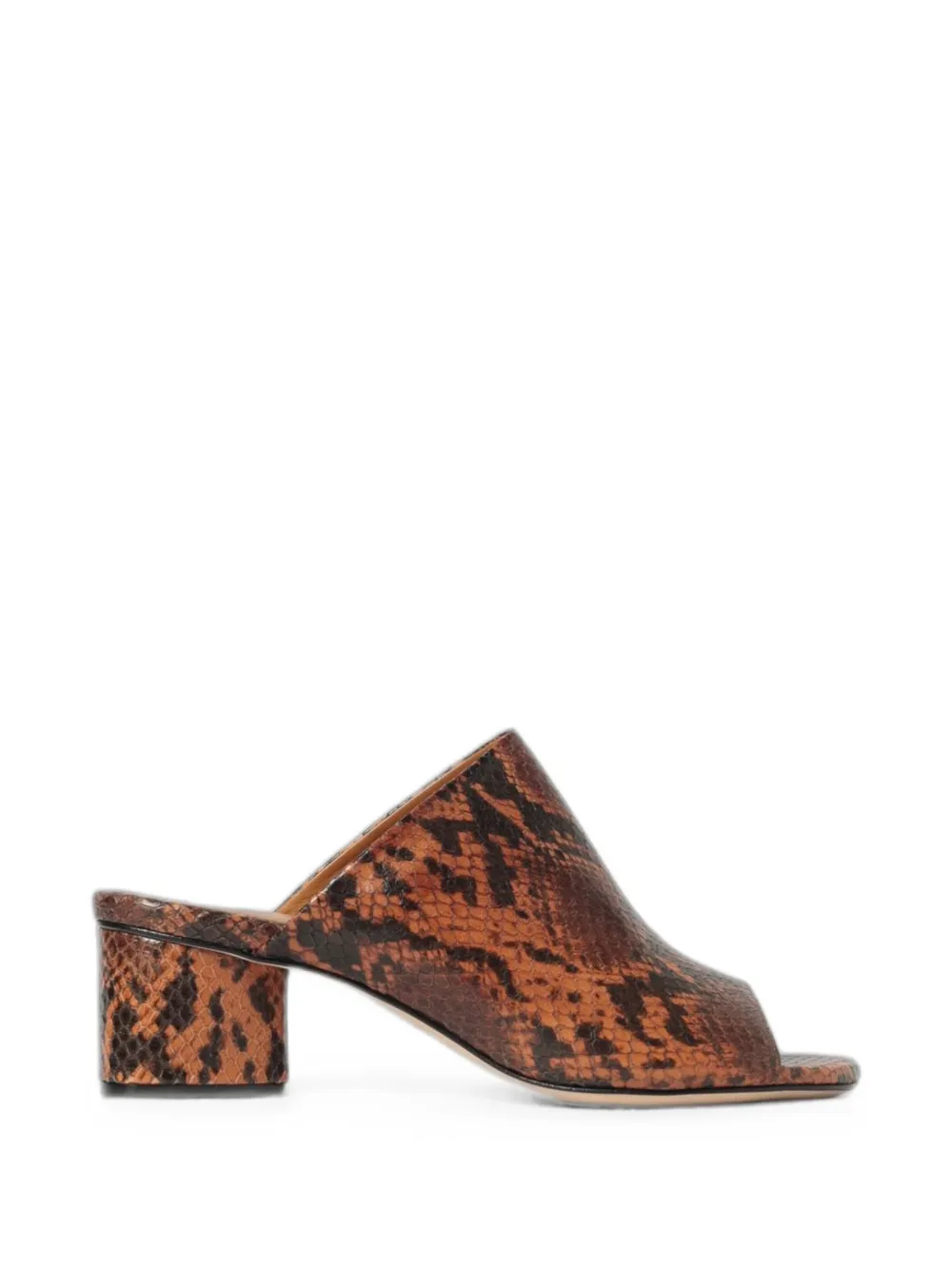 Vic Matie python-print leather sandals Bruin