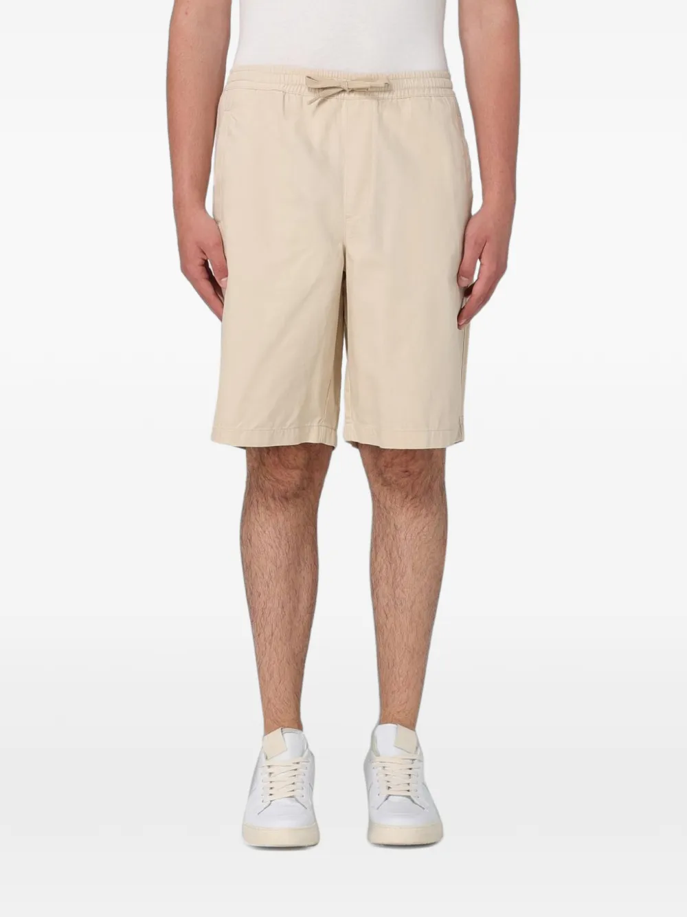 Emporio Armani drawstring-waist shorts - Toni neutri