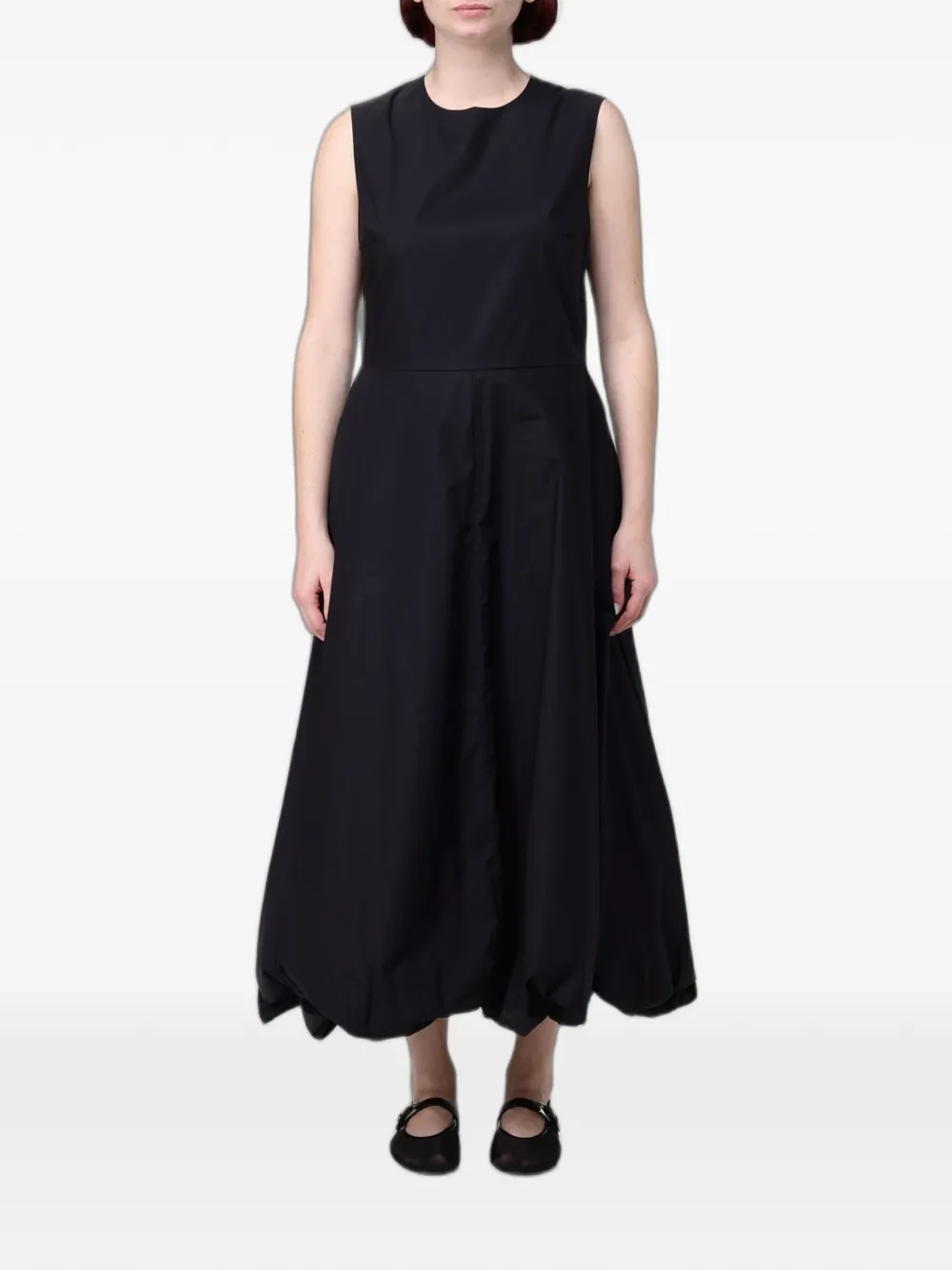 MeimeiJ balloon-hem midi dress - Black