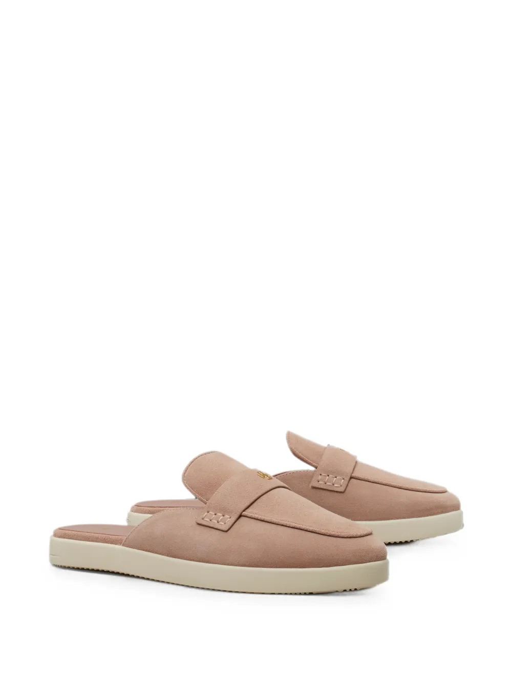 Tory Burch Ballet Sport muiltjes met logoplakkaat Roze