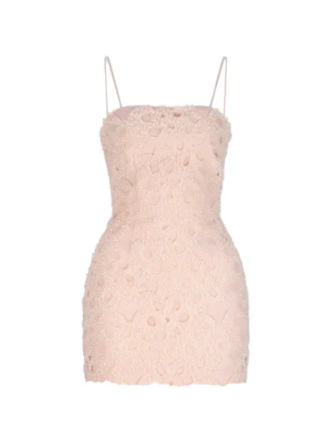 Atoir Maple bead-embellished mini dress